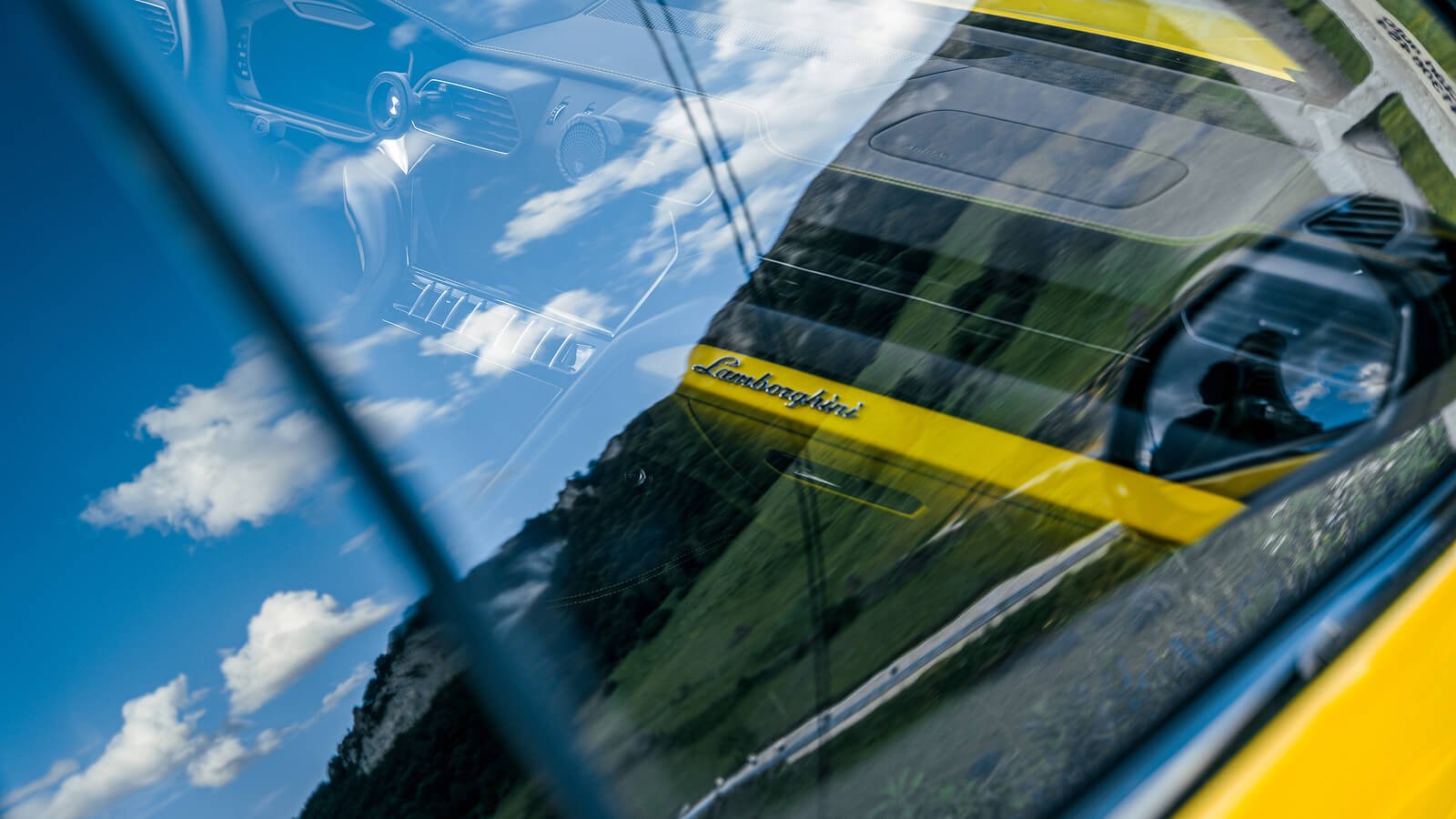 Yellow Lamborghini Urus